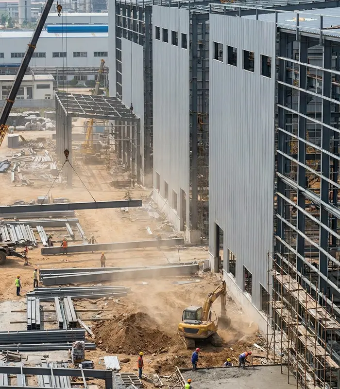 Construction d'installations industrielles