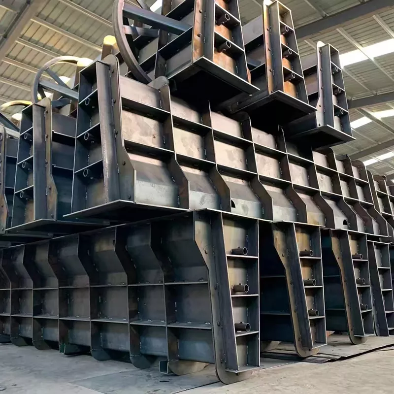 Coffrage en acier pour le coulage du béton